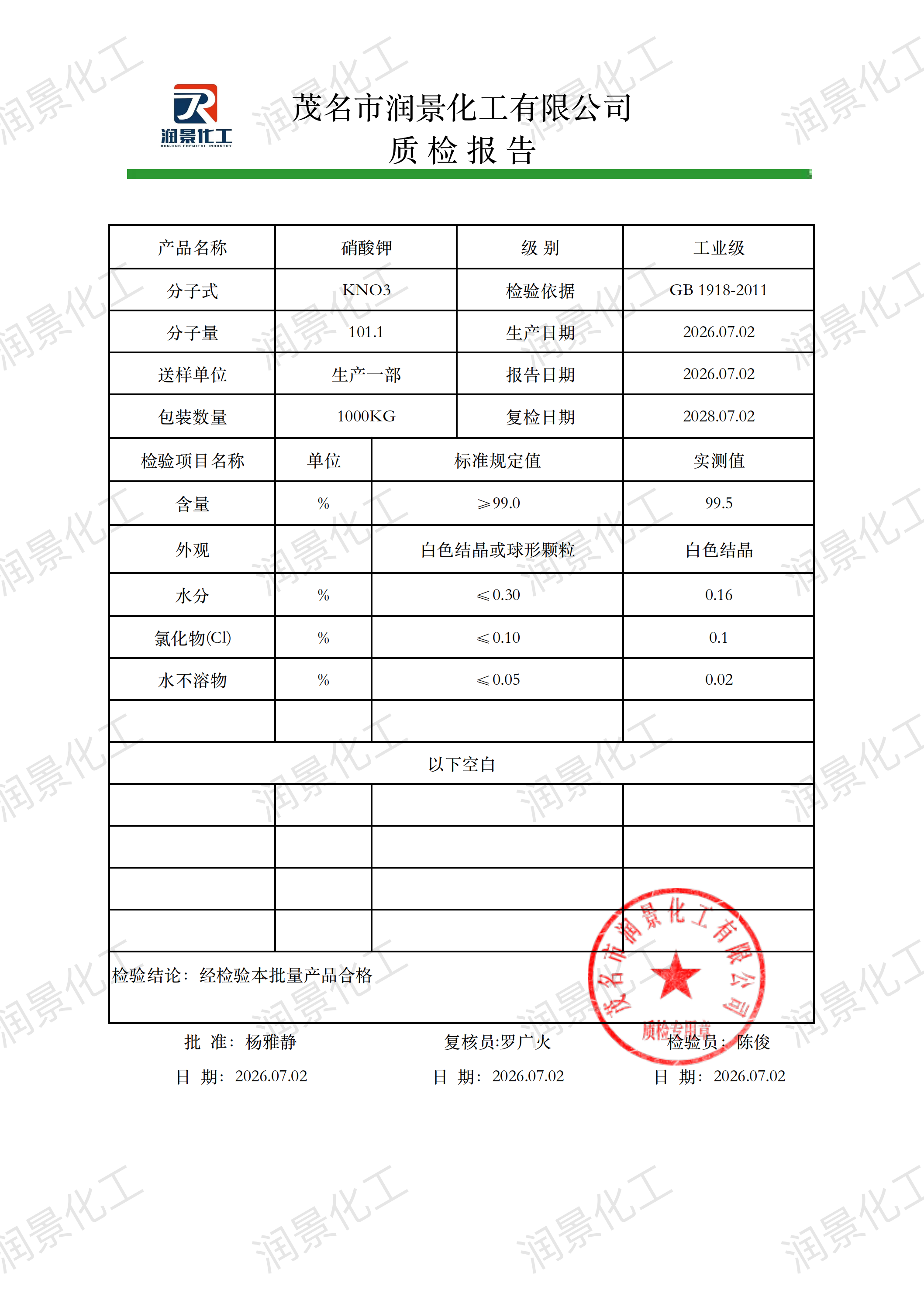 工业级硝酸钾质检报告（润景）_00.png