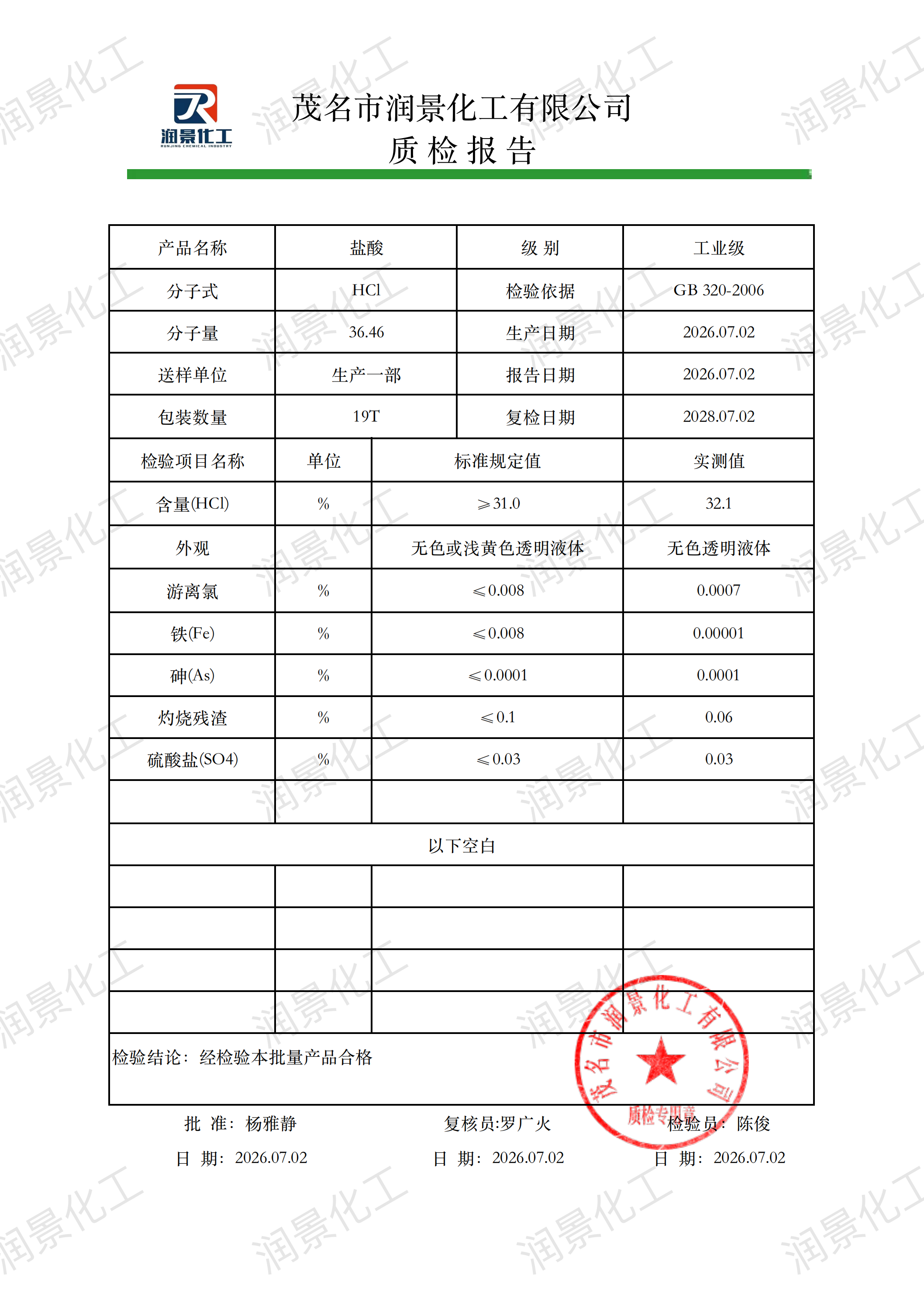 工业级盐酸质检报告（润景）_00.png